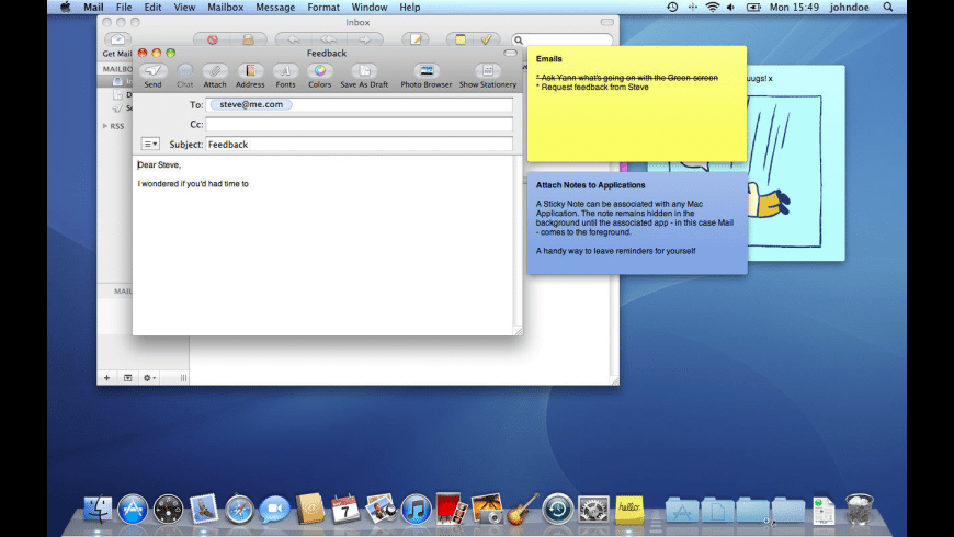 How to transfer mac stickies